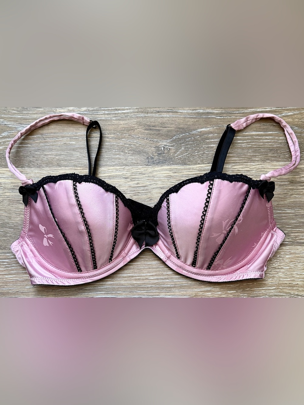 Victoria’s Secret Sexy Little Things Balconette Push-Up Lace Bra 34C